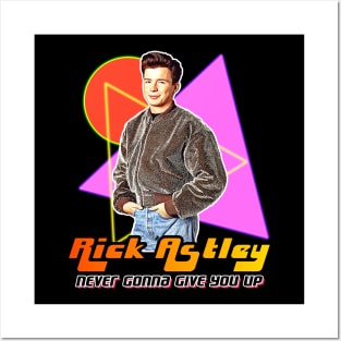 Rick Astley Never Gonna 90s Style Fan Art Posters and Art